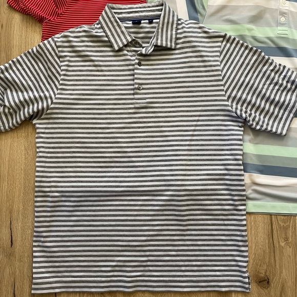 Bundle lot five premium polo shirts Peter Millar, Footjoy FJ 1857, Deveraux, M - Picture 5 of 10